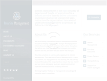 Tablet Screenshot of interimmanagement.com
